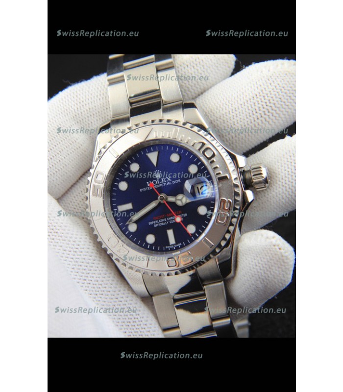Rolex Yachtmaster Stainless Steel Japanese Replica Watch - 40MM - Blue Dial 