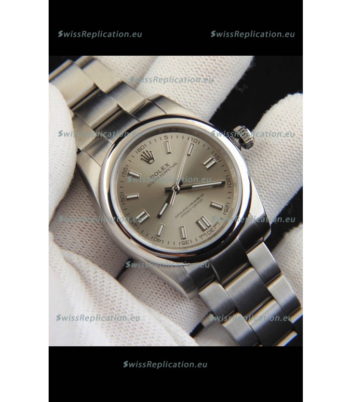 Rolex Oyster Perpetual Japanese Movement Replica Watch 36MM - Grey Dial