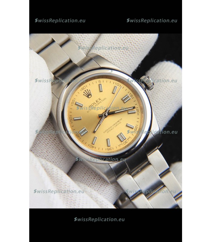 Rolex Oyster Perpetual Japanese Movement Replica Watch 36MM - Champange Dial