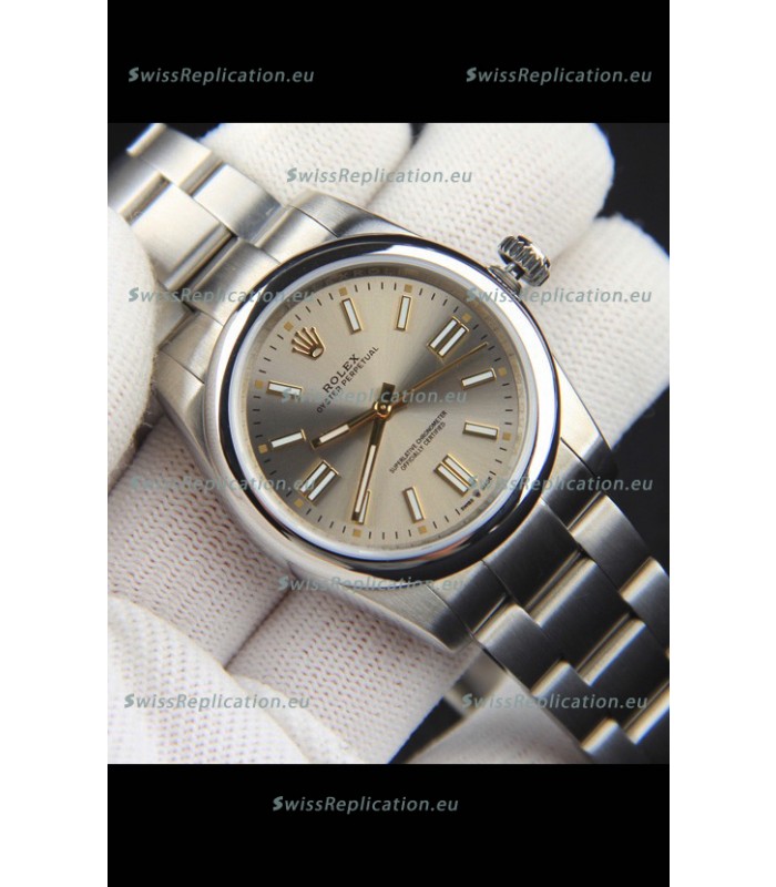 Rolex Oyster Perpetual Japanese Movement Replica Watch 36MM - Grey Dial