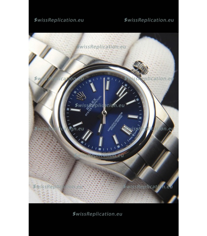 Rolex Oyster Perpetual Japanese Movement Replica Watch 36MM - Blue Dial