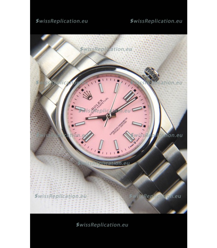 Rolex Oyster Perpetual Japanese Movement Replica Watch 36MM - Pink Dial