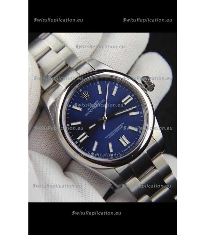 Rolex Oyster Perpetual Japanese Movement Replica Watch 41MM - Blue Dial