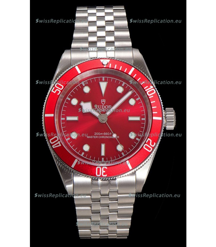 Tudor Black Bay Super Clone Edition Red Dial Swiss Replica Watch 