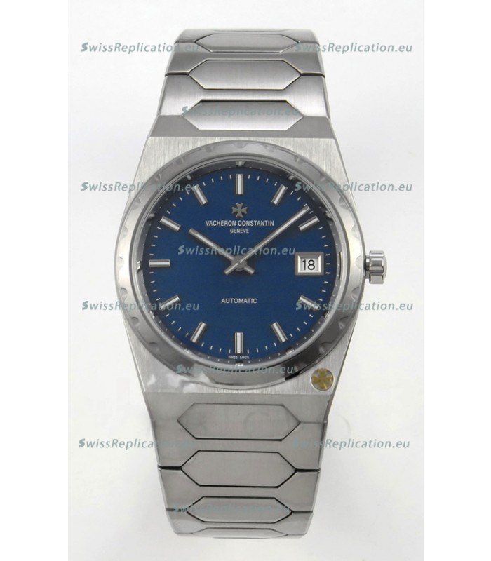 Vacheron Constantin Historiques 222 Super Clone 37MM Steel Casing Watch in Blue Dial