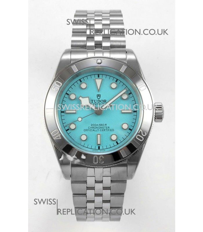 Tudor Black Bay 41 Tiffany Blue Dial Jubilee Super Clone Watch 