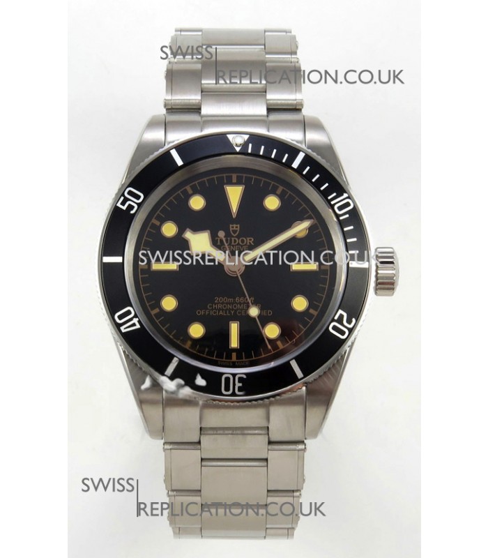 Tudor Black Bay 41 Black Dial and Bezel Oyster Super Clone Watch 