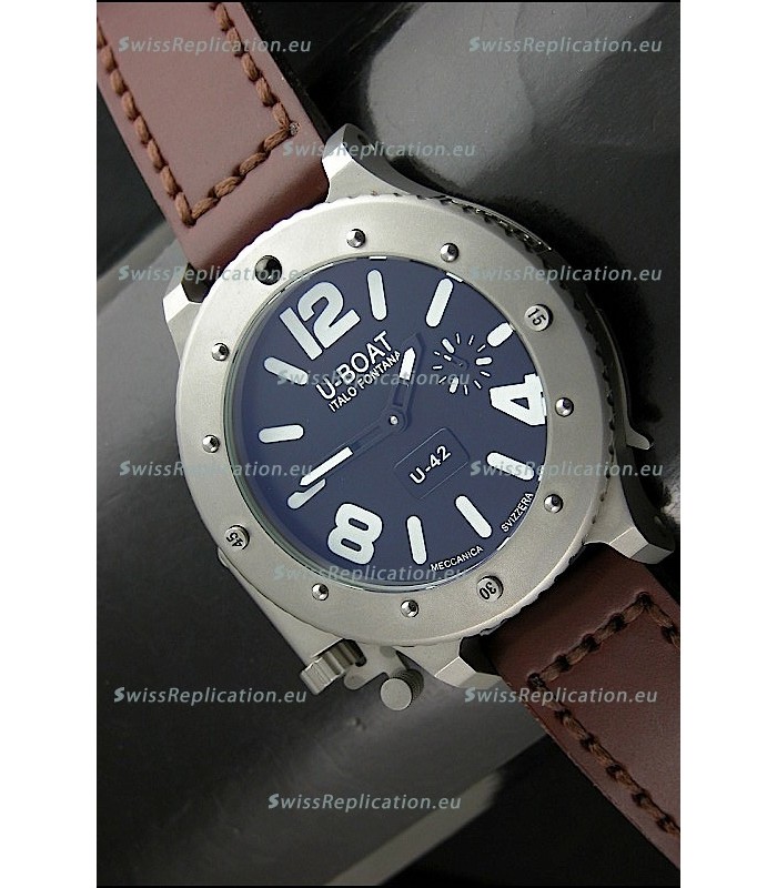 U Boat U-42 Diver Titanium Swiss Watch
