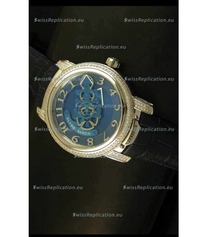 Ulysse Nardin Dual Escapement Japanese Watch in Blue & Black Dial