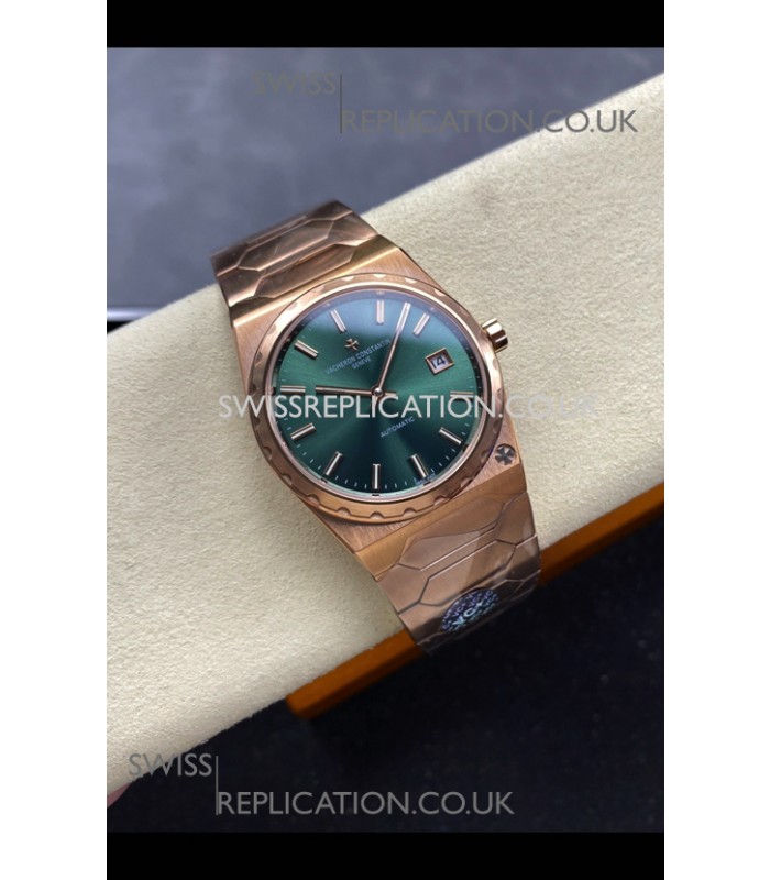 Vacheron Constantin Historiques 222 Rose Gold Green Dial Super Clone Watch 