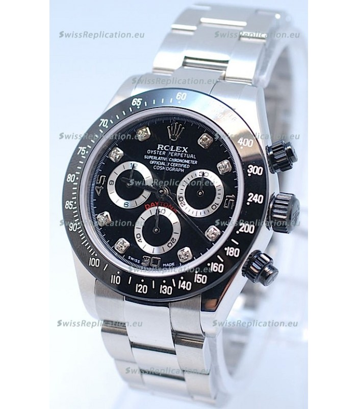 Rolex Project X Daytona Limited Edition Series II Cosmograph MonoBloc Cerachrom Swiss Watch in Diamond Markers
