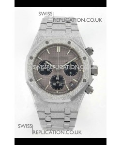 Royal Oak Chronograph 26240BC Frosted Grey Dial Super Clone Watch
