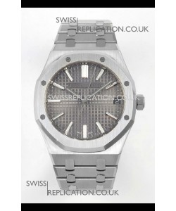 Royal Oak 15510 41mm Grey Dial 904L Steel Strap Super Clone Watch 