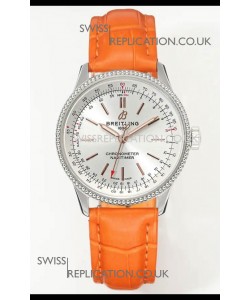 Navitimer Automatic 36 Steel Dial Steel Casing Super Clone Watch 