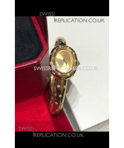Baignoire De Cartier Yellow Gold Super Clone Quartz Replica Watch