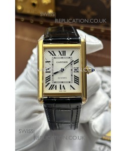 Cartier Tank Louis Automatic 27mm in Yellow Gold Super Clone Watch 