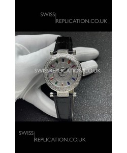 Franck Muller Double Mystery Swiss Quartz Watch in Steel Casing