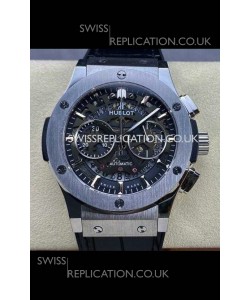 Hublot Classic Fusion Chronograph Stainless Steel Skeleton Super Clone Watch 