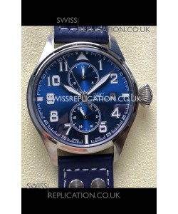 IWC PILOT'S Monopusher Le Petit Blue Dial Replica Watch 