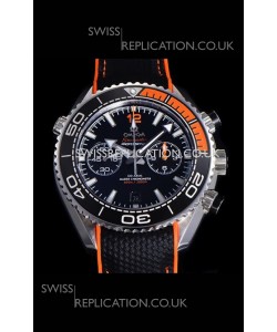 Omega Speedmaster Planet Ocean Black Dial Orange/Black Bezel Super Clone Watch 