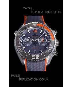Omega Speedmaster Planet Ocean Grey Dial Orange/Grey Bezel Super Clone Watch 