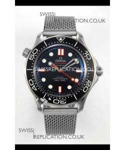 Omega Seamaster 300M Black/Orange Dial Dual Strap Super Clone Watch 