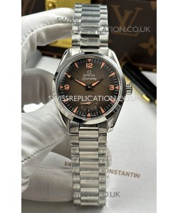 Omega Seamaster Railmaster Brown Dial Super Clone Watch 