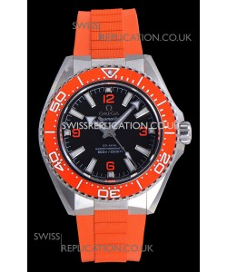 Omega Seamaster Planet Ocean Orange Bezel Rubber Strap 42MM Super Clone Watch 