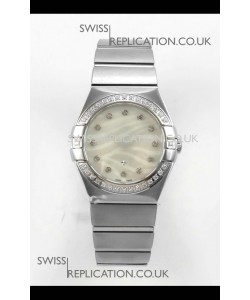 Omega Constellation 28MM Pearl Textured Dial QUARTZ Super Clone Watch 