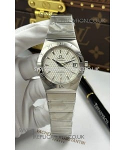 Omega Co-Axial Constellation 38MM 904L Steel Silver Dial Super Clone Watch 