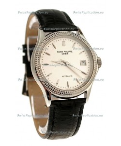 Patek Philippe Geneve Replica Watch in White Dial