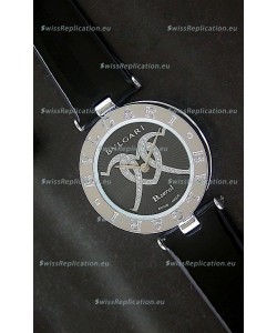 Bvlgari B.zerol Japanese Replica Quartz Watch in Black Dial