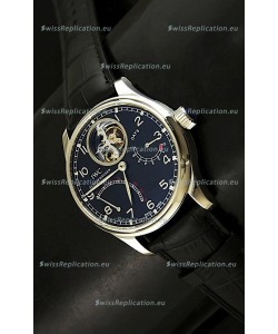 IWC Portugese Mystere TourbillonSwiss Replica Watch in Black Dial