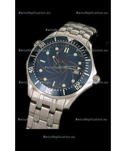 Omega Seamaster 007 Swiss Watch in Blue Dial