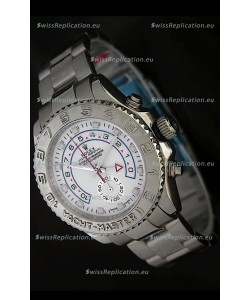 Rolex Yachtmaster II Swiss Replica Watch in White Dial