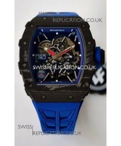 Richard Mille RM35-01 PSG Edition Carbon Fiber Casing with Genuine Tourbillon Super Clone Watch