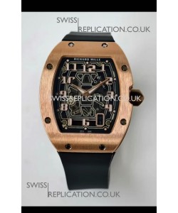 Richard Mille RM67-01 Extra-Flat Rose Gold Super Clone Watch 