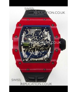 Richard Mille RM035-02 Red NTPT FREE SPRUNG MVMNT Super Clone Watch