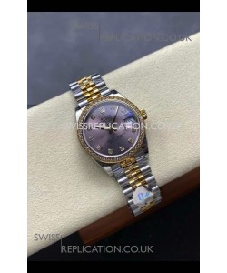 Rolex Super Clone Datejust 31MM Pink Dial Yellow Gold Super Clone Watch 