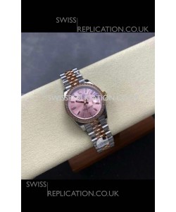 Rolex Super Clone Datejust 31MM Champange Dial Rose Gold Super Clone Watch 