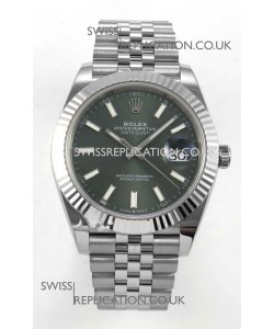 Datejust Super Clone 126334 Green Dial 41MM FREE SPRUNG MVMNT 3235 Watch 