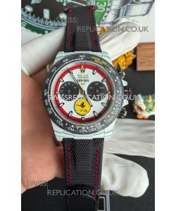 Rolex Daytona DiW Ferrari CarboQuartz Super Clone Watch 