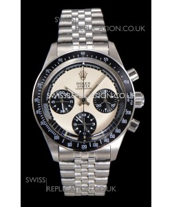 Rolex Daytona Paul Newman 37MM Cream Dial Manual Wind Super Clone Watch 