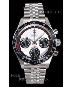 Rolex Daytona Paul Newman 37MM White Dial Manual Wind Super Clone Watch 