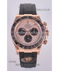 Rolex Daytona 126515 Rose Gold Dial Stick Markers FREE SPRUNG MVMT Super Clone Watch 