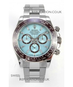 Rolex Daytona 126506 Ice Blue Crystal Markers FREE SPRUNG MVMT Super Clone Watch 