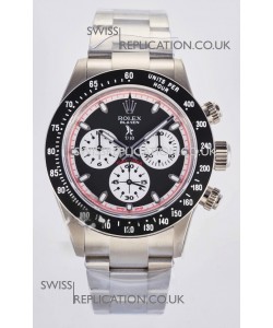 Rolex Daytona Paul Newman Black Dial Custom Modded 4130 Mvnt Swiss Replica