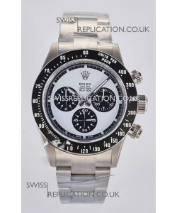 Rolex Daytona Paul Newman Blaken Blue Dial Custom Modded 4130 Mvnt Swiss Replica
