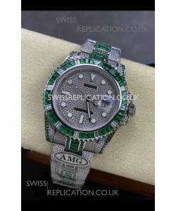 Rolex Submariner 116610 Iced Out Edition 7 Swiss Replica Watch 