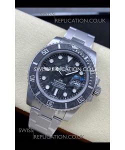 Rolex Submariner DiW Sandblasted Carbon Fiber Bezel/Dial FREE SPRUNG MVMNT Super Clone